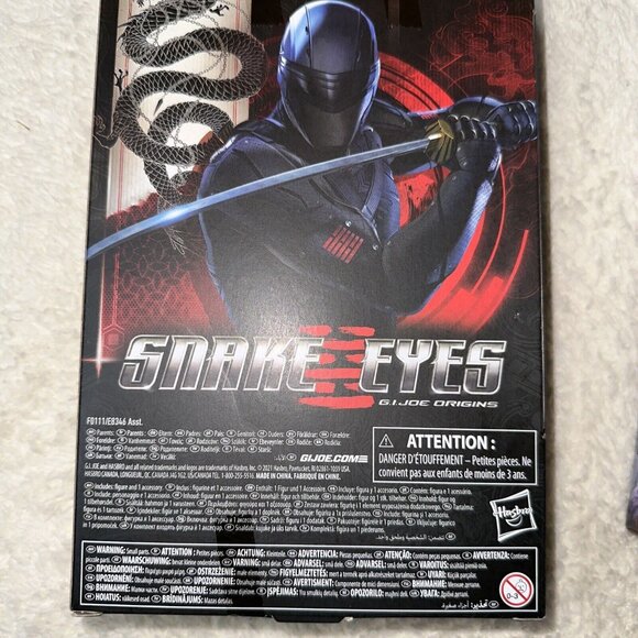 Hasbro G.I. Joe Classified Series Snake Eyes Scarlet 6" Action Figure NEW - Picture 3 of 3